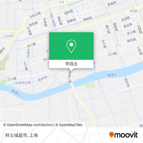祥云城超市地图