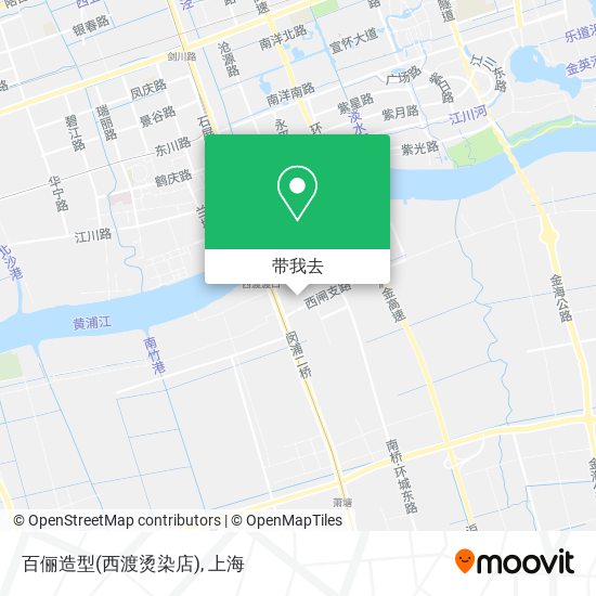 百俪造型(西渡烫染店)地图