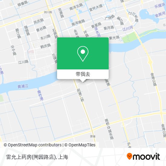 雷允上药房(闸园路店)地图