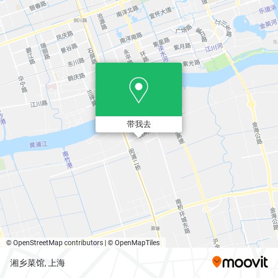 湘乡菜馆地图