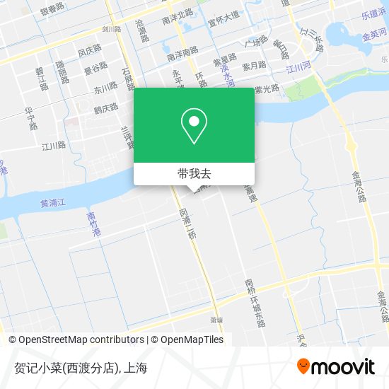 贺记小菜(西渡分店)地图