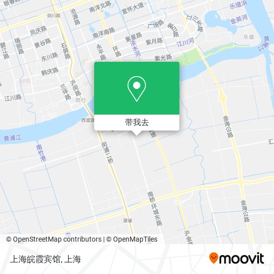 上海皖霞宾馆地图