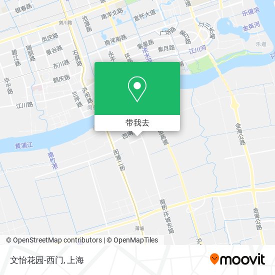 文怡花园-西门地图