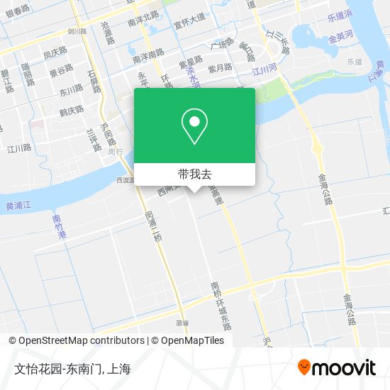 文怡花园-东南门地图