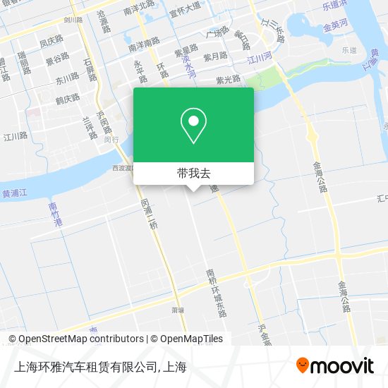 上海环雅汽车租赁有限公司地图
