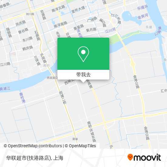 华联超市(扶港路店)地图