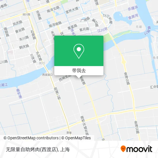 无限量自助烤肉(西渡店)地图