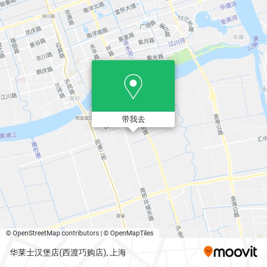 华莱士汉堡店(西渡巧购店)地图