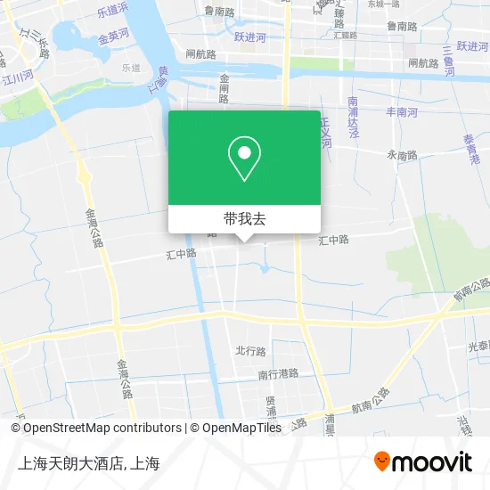 上海天朗大酒店地图