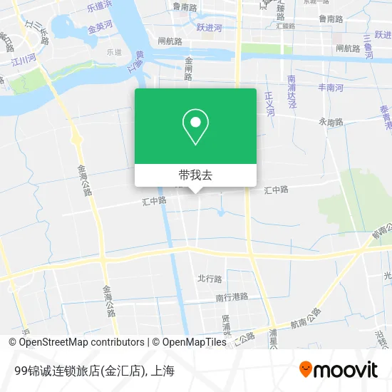 99锦诚连锁旅店(金汇店)地图