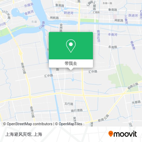 上海避风宾馆地图