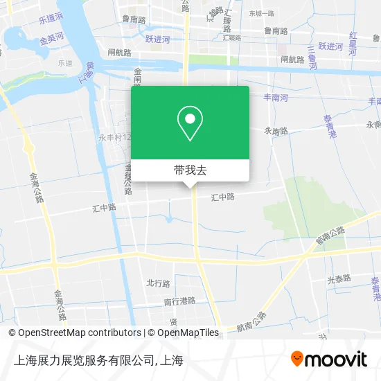 上海展力展览服务有限公司地图