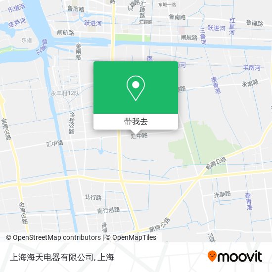 上海海天电器有限公司地图