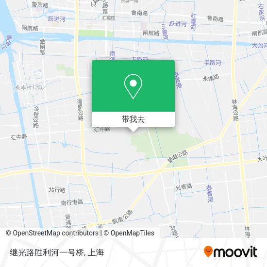 继光路胜利河一号桥地图