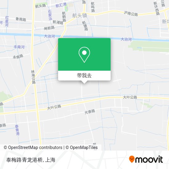 泰梅路青龙港桥地图