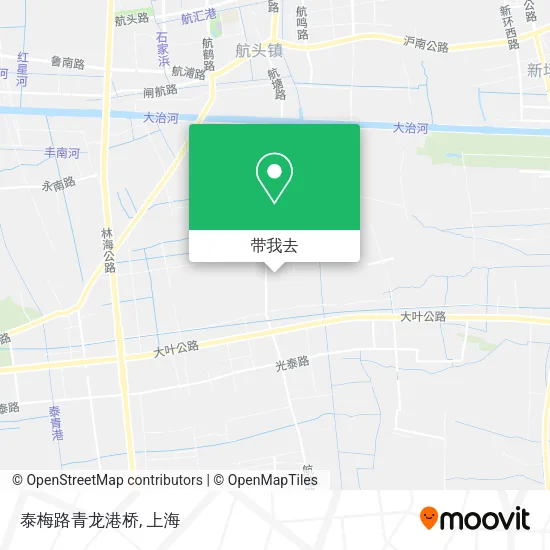 泰梅路青龙港桥地图