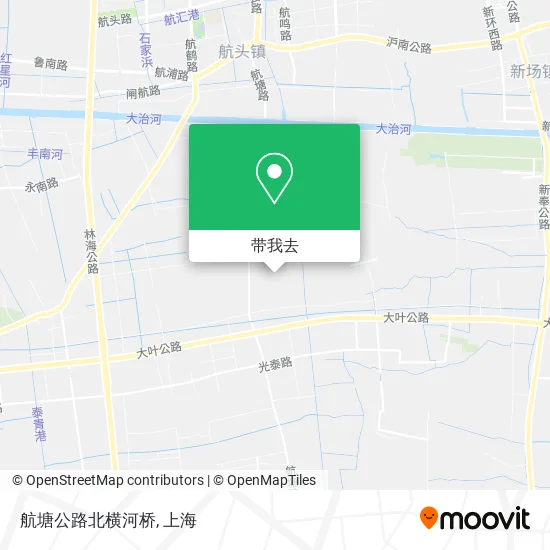 航塘公路北横河桥地图