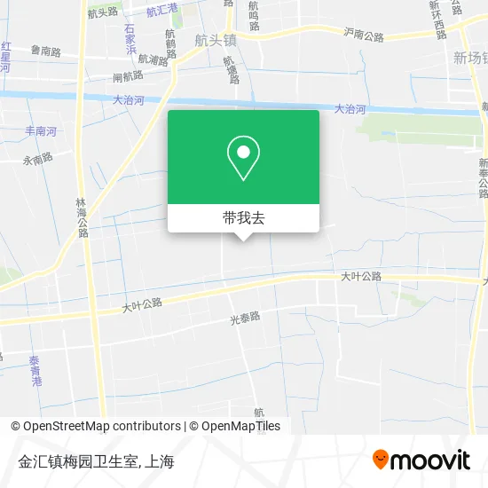 金汇镇梅园卫生室地图
