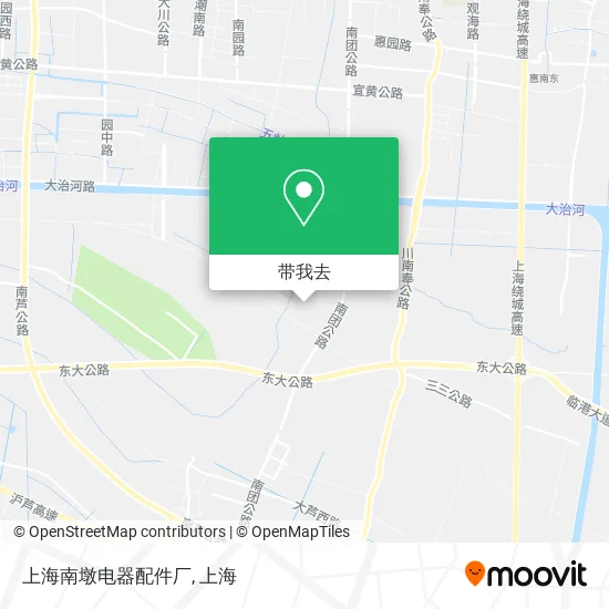 上海南墩电器配件厂地图