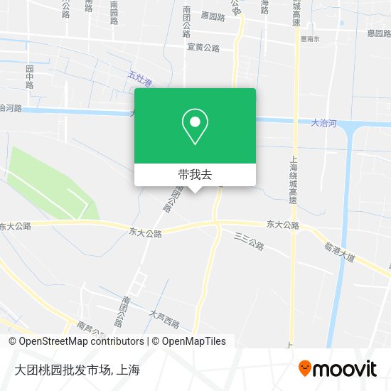 大团桃园批发市场地图