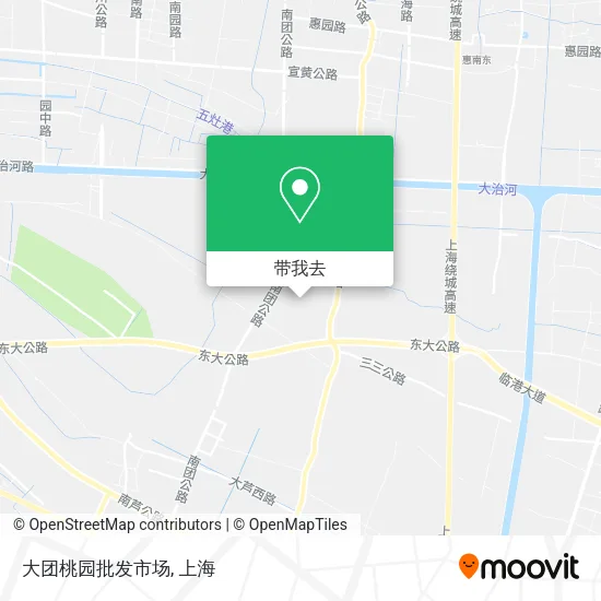 大团桃园批发市场地图