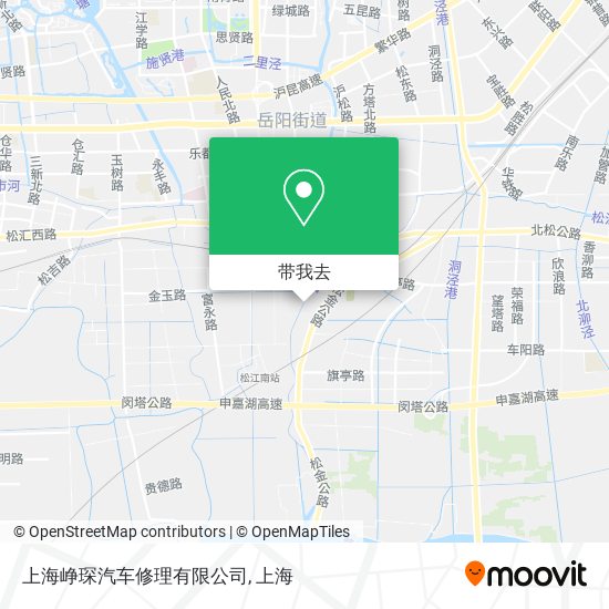 上海峥琛汽车修理有限公司地图
