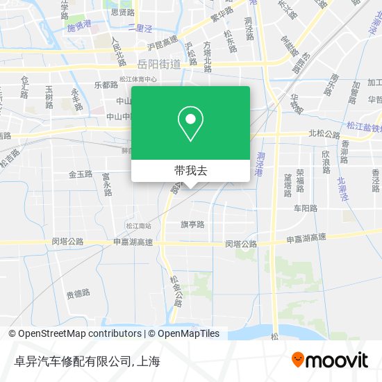 卓异汽车修配有限公司地图