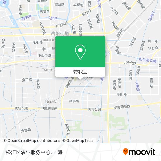 松江区农业服务中心地图
