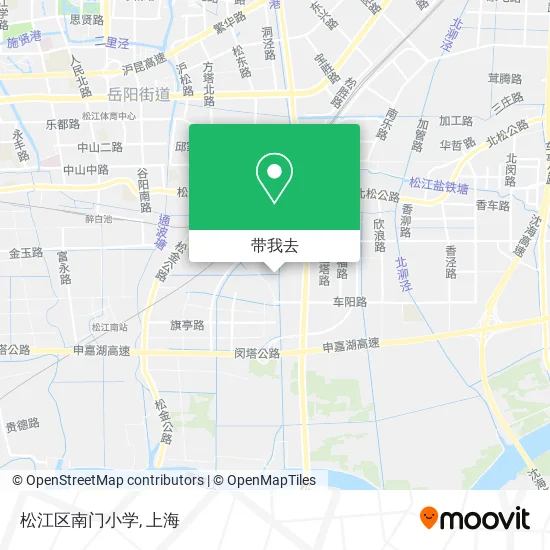 松江区南门小学地图