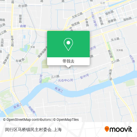闵行区马桥镇民主村委会地图