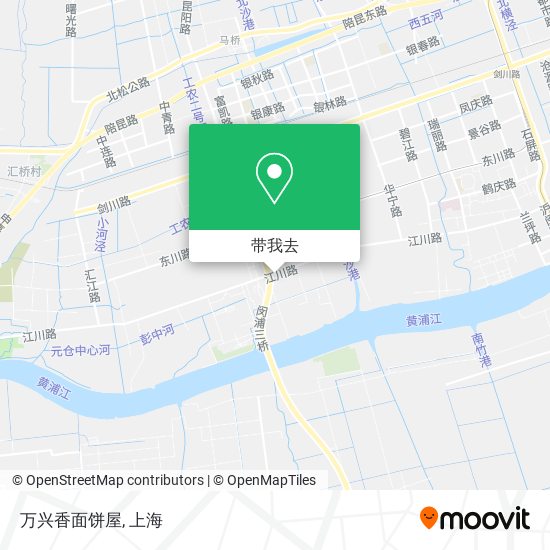 万兴香面饼屋地图