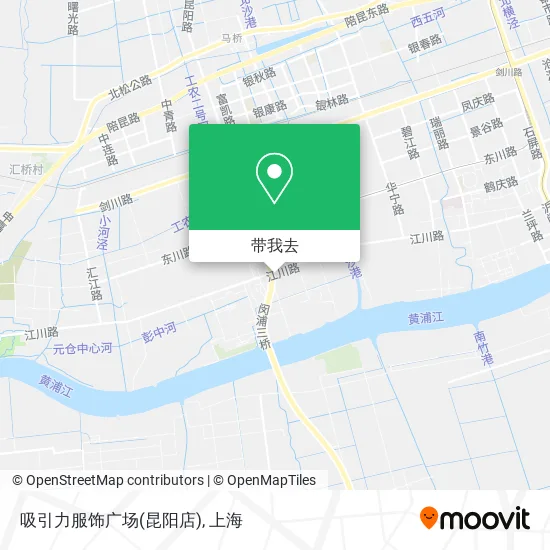 吸引力服饰广场(昆阳店)地图