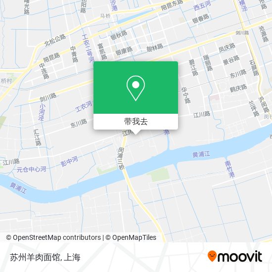 苏州羊肉面馆地图