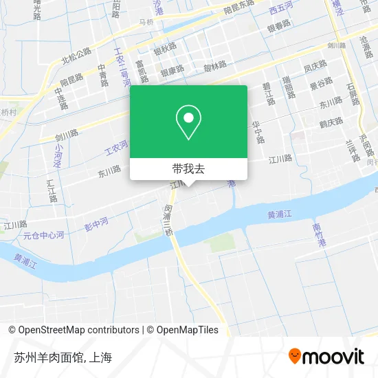 苏州羊肉面馆地图