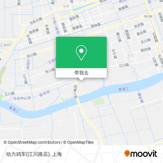 动力鸡车(江川路店)地图
