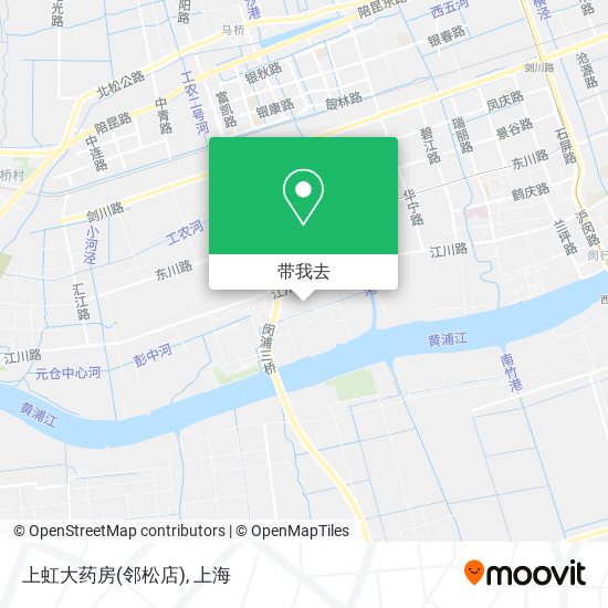 上虹大药房(邻松店)地图