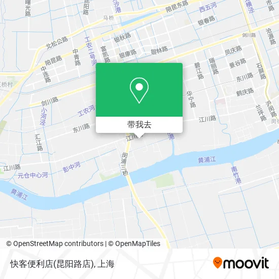 快客便利店(昆阳路店)地图
