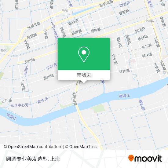 圆圆专业美发造型地图