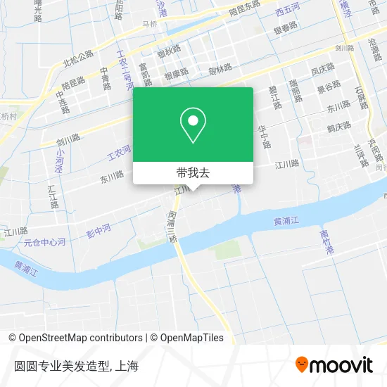 圆圆专业美发造型地图