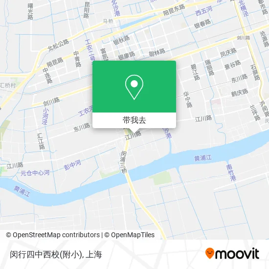 闵行四中西校(附小)地图