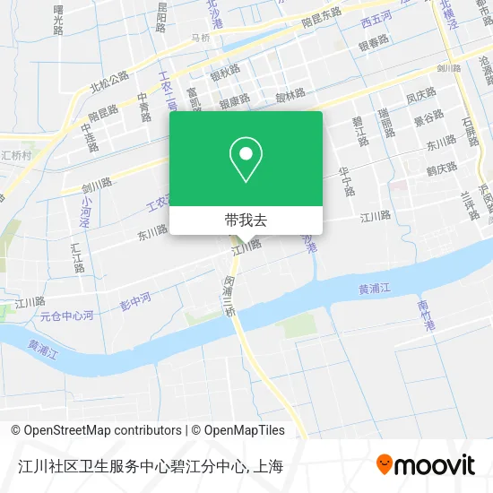 江川社区卫生服务中心碧江分中心地图