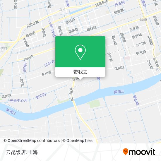 云昆饭店地图