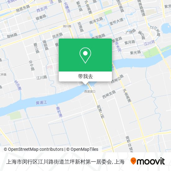 上海市闵行区江川路街道兰坪新村第一居委会地图