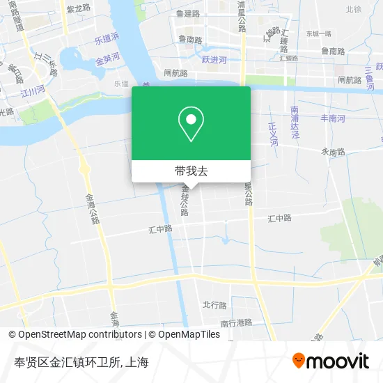 奉贤区金汇镇环卫所地图