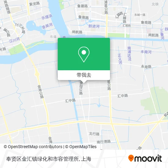 奉贤区金汇镇绿化和市容管理所地图