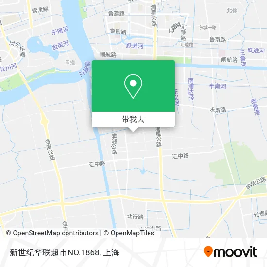 新世纪华联超市NO.1868地图