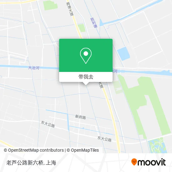 老芦公路新六桥地图