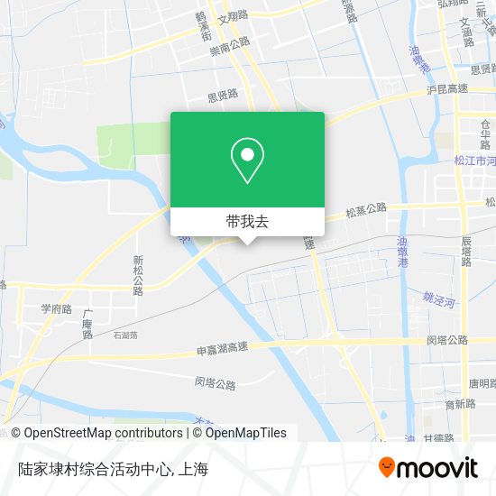 陆家埭村综合活动中心地图