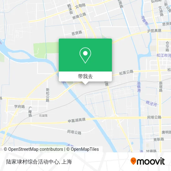 陆家埭村综合活动中心地图
