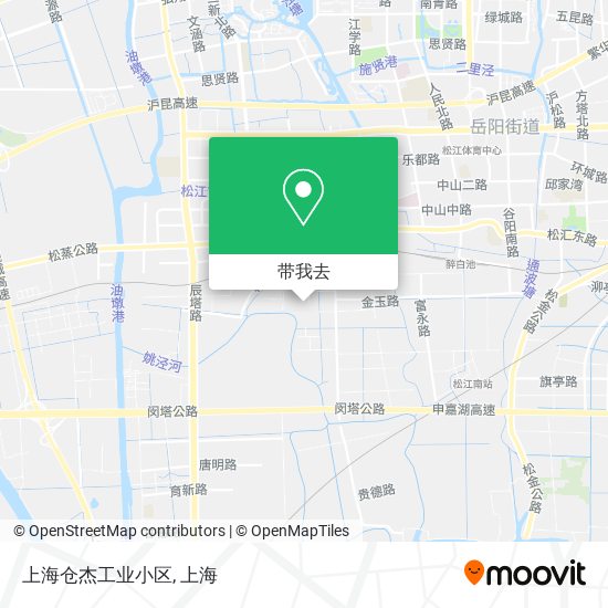 上海仓杰工业小区地图